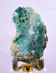 6cms ATACAMITE DRUZY CHRYSOCOLLA  STALACTITE LILY MINE PERU MINERAL AB43