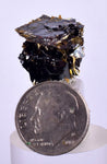 1.6cms GOLDEN RUTILE HEMATITE SPRAY NEEDLES CRYSTALS TITANIUM BAHIA BRAZIL  XB09