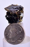 1.6cms GOLDEN RUTILE HEMATITE SPRAY NEEDLES CRYSTALS TITANIUM BAHIA BRAZIL  XB09