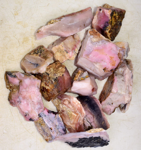 1 Kilo GEM PINK OPAL PERU ROUGH FREE SHIPPING TRANSLUCENT LIGHT COLOR PB98
