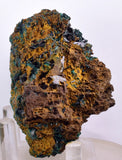 8.4cms ATACAMITE QUARTZ CRYSTALS LIMONITE  LILY MINE PERU MINERAL SPECIMEN AB185
