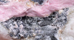 8.3cms RHODOCHROSITE QUARTZ CALCITE CRYSTALS JORDANITE (?) GALENA PERU RB511