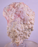 9.4cms GEM PINK OPAL HYALITE PALYGORSKITE QUARTZ SCULPTURE BOTRYOIDAL PERU PB45