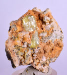 3.9cms YELLOW APATITE CRYSTALS IMILCHIL MOROCCO MINERAL SPECIMEN AB234