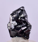 1.3cm PEARCEITE POLYBASITE PYRITE  CRYSTAL SILVER  MINERAL SPECIMEN PERU HB226