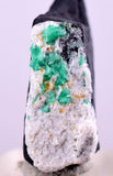 3.3cm EMERALD CRYSTAL PYRITE SLATE CALCITE QUARTZ COLOMBIA MINERAL SPECIMEN EB24