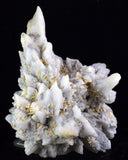 13cms NATURAL QUARTZ CALCITE PYRITE CRYSTALS MINERAL SPECIMEN QB89