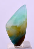 4.5ct GEM BLUE OPAL SCENIC CABOCHON PERU SEASCAPE PENDANT JEWELRY BB352