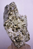 16cms PYRITE CUBIC QUARTZ FLUORITE PERU SHINY CRYSTALS MINERAL MB128