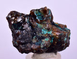 5cms  GEM GARNET CHRYSOCOLLA CRYSTALS PERU SHINY SHARP RARE GB66