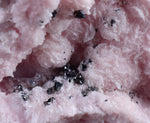 3.9cms RHODOCHROSITE ROSETTE PYRITE QUARTZ PERU PINK CRYSTALS MINERAL RB403