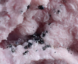 3.9cms RHODOCHROSITE ROSETTE PYRITE QUARTZ PERU PINK CRYSTALS MINERAL RB403