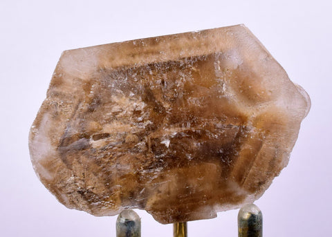 5.7 cms DESERT ROSE SELENITE CRYSTAL PERU GOLDEN SUISEKI TRANSLUCENT TB35