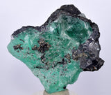 4.8cms GEOCRONITE GREEN FLUORITE CRYSTAL PERU MILPO ATACOCHA PERU SHINY KB20