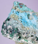 10.3cms ATACAMITE CALCITE DRUZY CHRYSOCOLLA MALACHITE LILY MINE PERU AB249