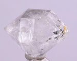 1.5cms HERKIMER DIAMOND ANTHRAXOLITE CRYSTALS MINERAL SPECIMEN PERU QB22