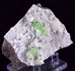 6.5cms AUGELITE CRYSTAL PERU DARK GREEN BRIGHT NEEDLE QUARTZ PASTO BUENO AE388