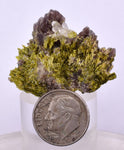 3.4cms PREMIUM EPIDOTE QUARTZ CRYSTALS PERU AESTHETIC COLLECTOR CB141