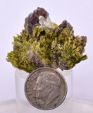 3.4cms PREMIUM EPIDOTE QUARTZ CRYSTALS PERU AESTHETIC COLLECTOR CB141
