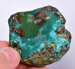 40grs GEM SILICA CHRYSOCOLLA LILY MINE PERU CHALCEDONY QUARTZ BLUE ROUGH SB137