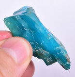 20grams GEM BLUE OPAL PERU ROUGH SCENIC SEASCAPE MINERAL SPECIMEN OB142