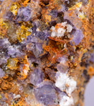 3.2cms GEM WULFENITE FLUORITE MIMETITE CRYSTALS ALAMO ARIZONA USA MINERAL YB45