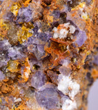 3.2cms GEM WULFENITE FLUORITE MIMETITE CRYSTALS ALAMO ARIZONA USA MINERAL YB45
