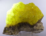8.3cms SULPHUR NATURAL CRYSTALS BOLIVIA SULFUR POTOSI MINERAL SPECIMEN YB20