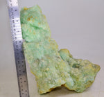 22cm MELANTERITE VOLCANO HOLE INSIDE STALACTITE CHALCANTHITE CRYSTAL PERU  FB77