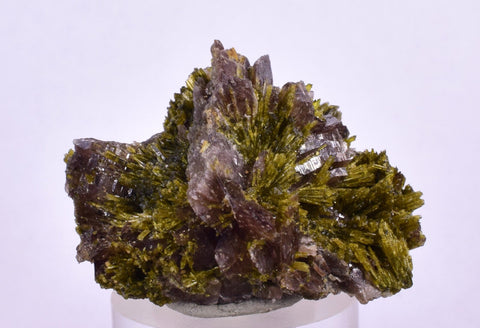 3.6cms PREMIUM EPIDOTE AXINITE CRYSTALS PERU AESTHETIC COLLECTOR CB136