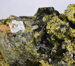 19cms EPIDOTE CRYSTALS PERU MINERAL SPECIMEN COLLECTOR  CB173