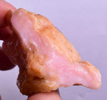 98 Grams GEM PINK OPAL PERU ROUGH ANGEL SKIN TRANSLUCENT CORAL COLOR PB94