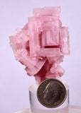 4.9cms PINK HALITE CUBIC CRYSTALS MINERAL SPECIMEN XB29