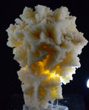 12cms NATURAL SCULPTURE CALCITE ARAGONITE (?) CRYSTALS PERU SHINY GB58