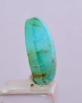 5ct GEM BLUE OPAL SCENIC CABOCHON PERU SEASCAPE PENDANT JEWELRY BB357