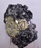 10cms PYRITE CUBIC GALENA BOURNONITE PERU CRYSTALS MINERAL SPECIMEN MB135