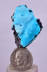 3.3cms CHRYSOCOLLA BOTRYOIDAL CRYSTALS PERU SPHERES GRAPE TURQUOISE COLOR CB88