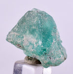 2.7cms EMERALD GREEN FLUORITE CRYSTAL PERU HUANZALA MINE SHINY NEW FIND KB14