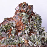 18cms PREMIUM AXINITE EPIDOTE GARNET QUARTZ CRYSTALS PERU AESTHETIC AB221