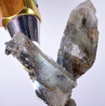 6.4cms GEM QUARTZ NATURAL CHLORITE INCLUDED PHANTOM CRYSTAL PERU  QB76