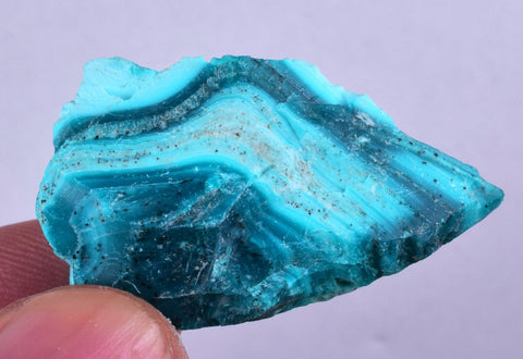 5.7grs BLUE MALACHITE CHRYSOCOLLA SCULPTURE SCENIC PERU ROUGH DECORATION UB162