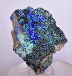 7.1cms AZURITE MALCHITE CRYSTALS PERU MINERAL SPECIMEN CUSCO UB209