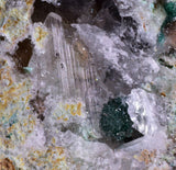 14cms GEM ATACAMITE INSIDE SELENITE CRYSTAL LILY MINE 2000 DISCOVERY PERU AB183