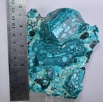 13.5cms GREEN CHALCANTHITE CRYSTAL LAB GROW MINERAL SPECIMEN PERU FB63