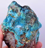 880Grams CHRYSOCOLLA MALACHITE HEMATITE PERU MINERAL SPECIMEN CB183