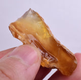 165 grams GEM GOLDEN OPAL PERU TRANSLUCENT SCENIC MINERAL SPECIMEN OB114
