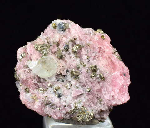 2.1ms RHODOCHROSITE FLUORITE PYRITE CHINA CRYSTAL RHOMBOHEDRAL MINIATURE RB411
