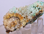 5cms ATACAMITE SELENITE DRUZY CHRYSOCOLLA QUARTZ MALACHITE LILY MINE PERU AB161