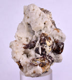 6.1 cms SPHALERITE BARITE QUARTZ GEM PERU CRYSTALS DISPLAY OR TO CUT IT MB102