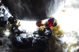 10.3cms PROUSTITE RED RUBY SILVER CALCITE PERU TRANSLUCENT UCHUCCHACUA HB152